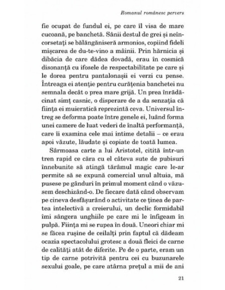 Romanul românesc pervers