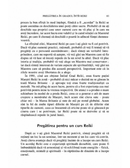 Reiki pentru o viaţă