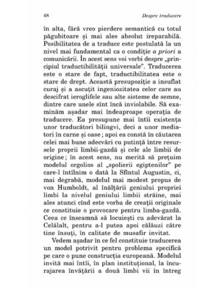 Despre traducere