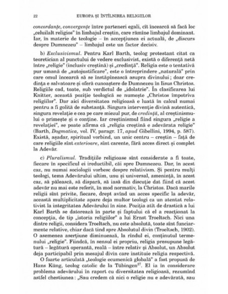 Europa şi întîlnirea religiilor