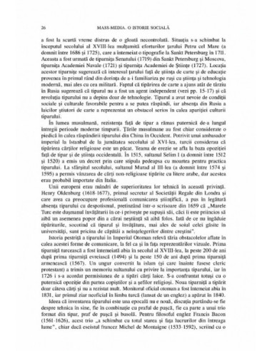 Mass-media. O istorie socială. De la...