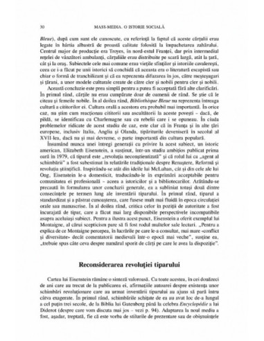 Mass-media. O istorie socială. De la...