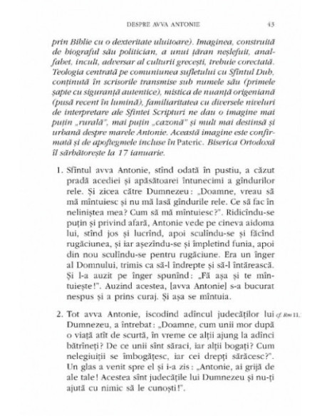 Patericul sau Apoftegmele Părinților din pustiu