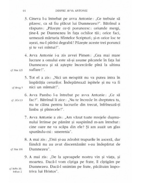 Patericul sau Apoftegmele Părinților din pustiu
