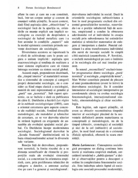 Sociologie Românească.  Volumul III. Nr. 1. Primăvara 2005
