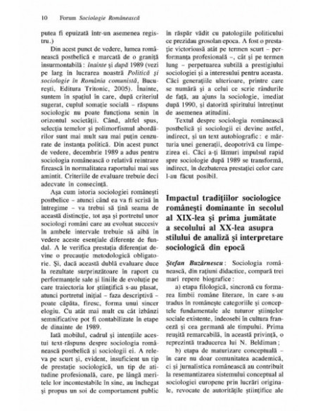 Sociologie Românească.  Volumul III. Nr. 1. Primăvara 2005