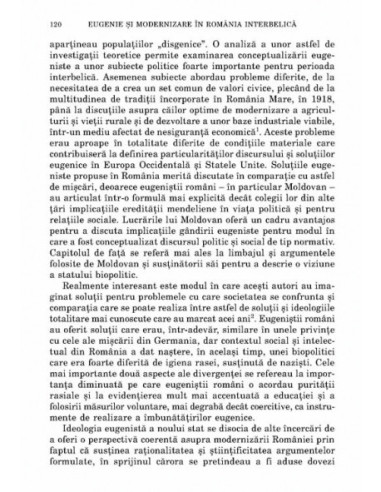 Eugenie și modernizare în România... Eugenie și modernizare în România...