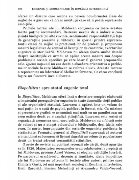 Eugenie și modernizare în România interbelică