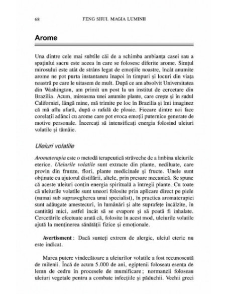 Feng Shui. Magia luminii