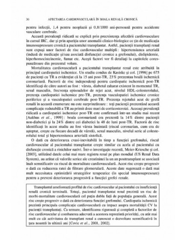 Afectarea cardiovasculară în boala... Afectarea cardiovasculară în boala...