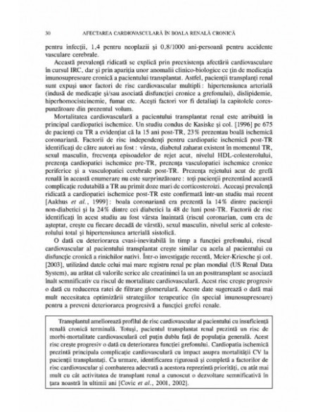 Afectarea cardiovasculară în boala renală cronică