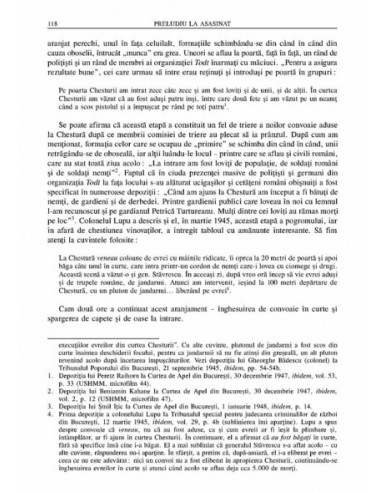 Preludiu la asasinat. Pogromul de la...