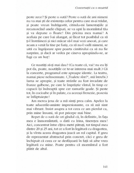 Conversații cu o moartă