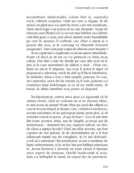 Conversații cu o moartă