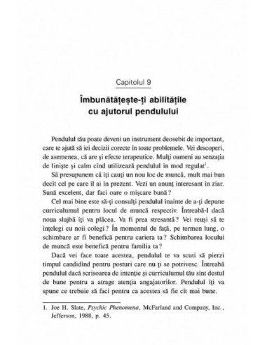 Iniţiere în radiestezie. Pendulul magic