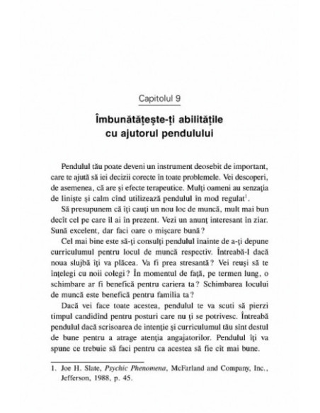 Iniţiere în radiestezie. Pendulul magic