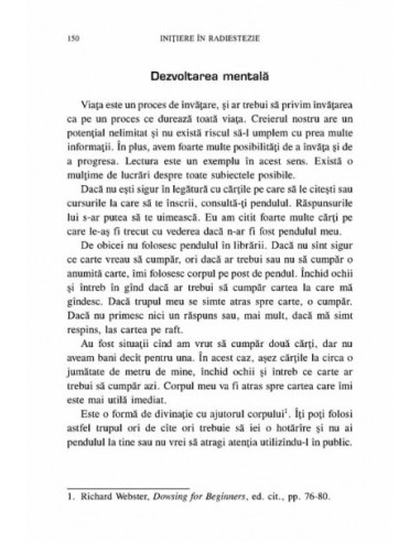 Iniţiere în radiestezie. Pendulul magic