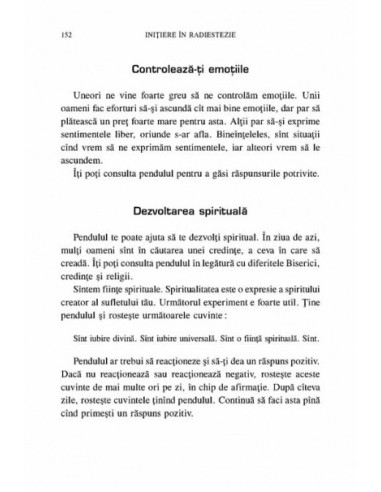 Iniţiere în radiestezie. Pendulul magic