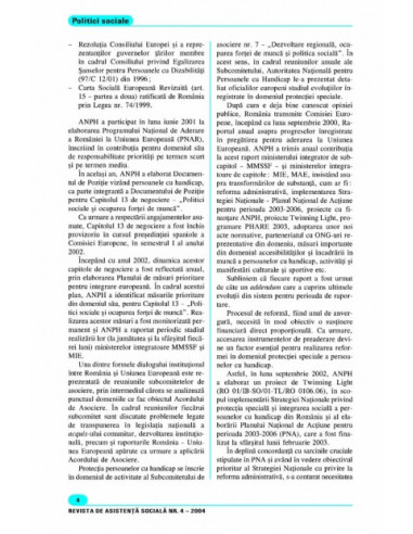 Revista de Asistență Socială. Nr. 4/2004