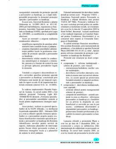 Revista de Asistență Socială. Nr. 4/2004