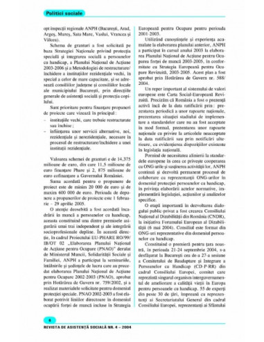 Revista de Asistență Socială. Nr. 4/2004