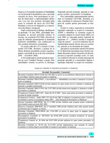 Revista de Asistență Socială. Nr. 4/2004