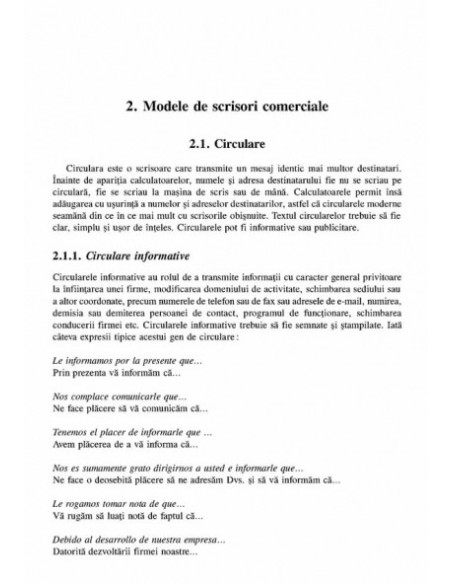 Limba spaniolă. Corespondență de afaceri