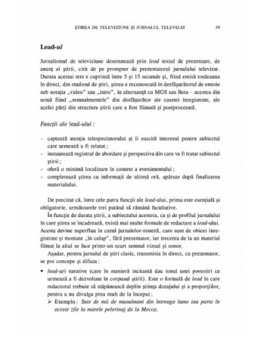 Jurnalismul de televiziune Jurnalismul de televiziune