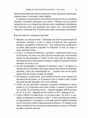 Jurnalismul de televiziune Jurnalismul de televiziune
