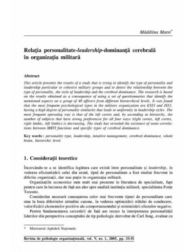 Revista de Psihologie... Revista de Psihologie...