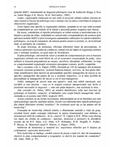 Revista de Psihologie Organizaţională. Vol. V,  Nr. 1/ 2005