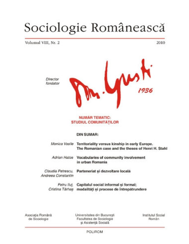 Sociologie Românească. Volumul VIII, Nr. 2