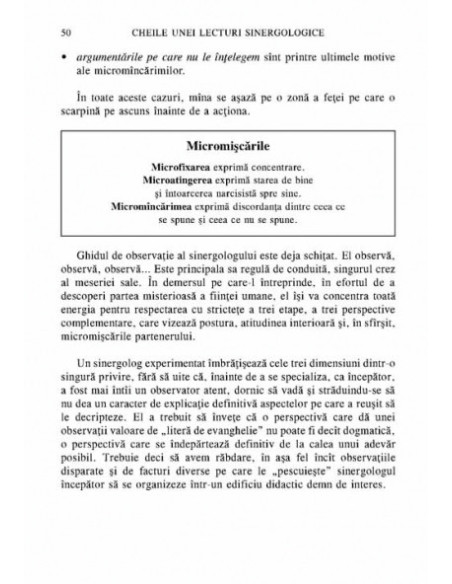 Sinergologia. De la limbajul trupului la arta de a citi gândurile celuilalt