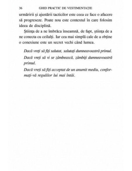 Ghid practic de vestimentaţie pentru profesionişti