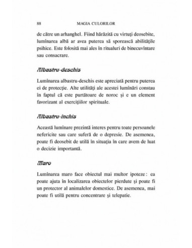 Magia culorilor. Iniţiere în...