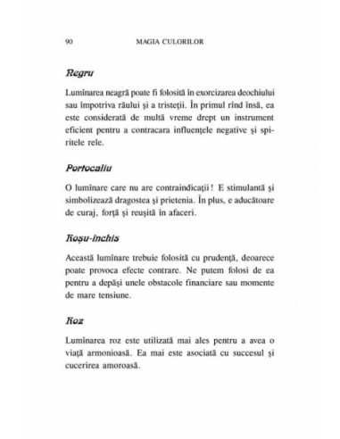 Magia culorilor. Iniţiere în...