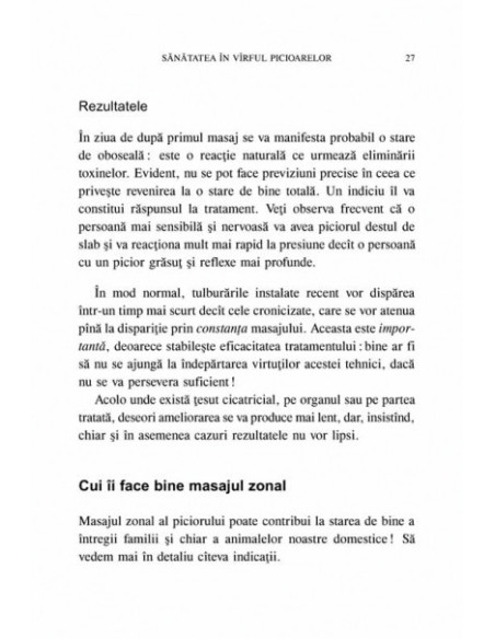 Reflexologia plantară pentru sănătatea întregului corp. Masajul zonal al piciorului
