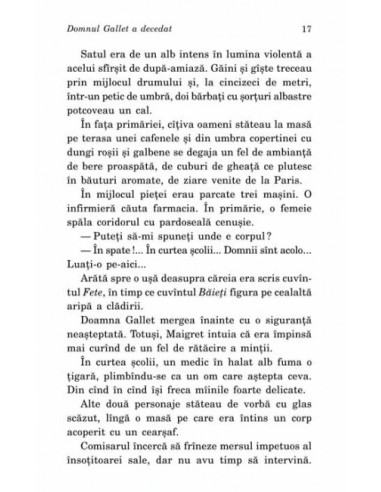 Domnul Gallet a decedat