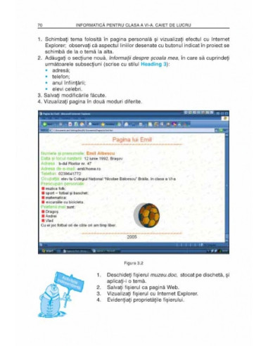 Informatică pentru clasa a VI-a....