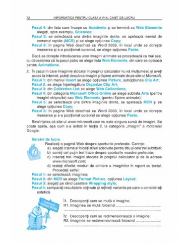 Informatică pentru clasa a VI-a....