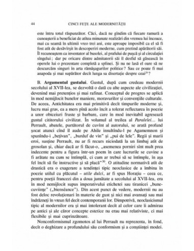 Cinci fețe ale modernității....