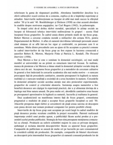 Metoda focus grup. Ghid practic...