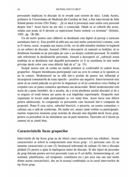 Metoda focus grup. Ghid practic pentru cercetarea aplicată