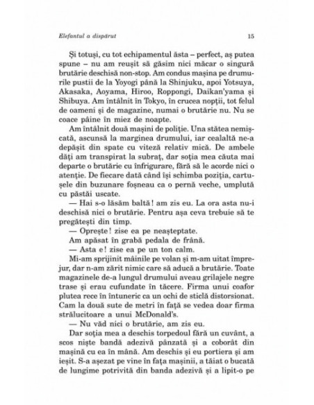 Elefantul a dispărut