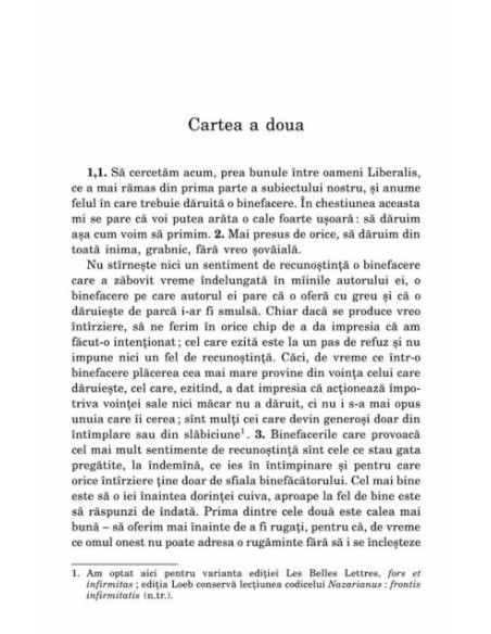 Despre binefaceri • Despre îngăduinţă