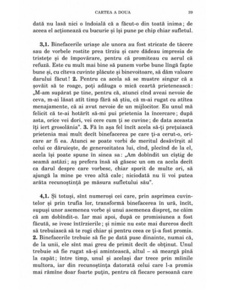 Despre binefaceri • Despre îngăduinţă