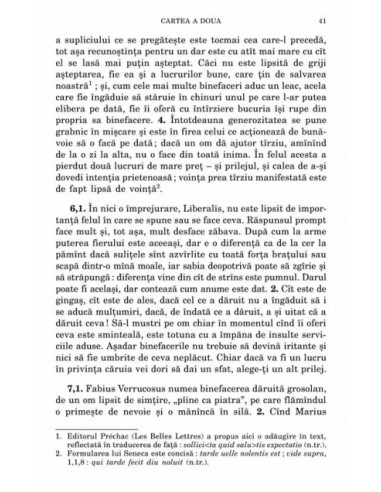 Despre binefaceri • Despre îngăduinţă