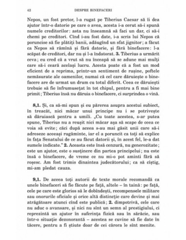 Despre binefaceri • Despre îngăduinţă