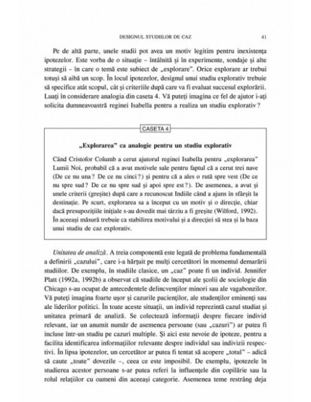 Studiul de caz. Designul, colectarea și analiza datelor