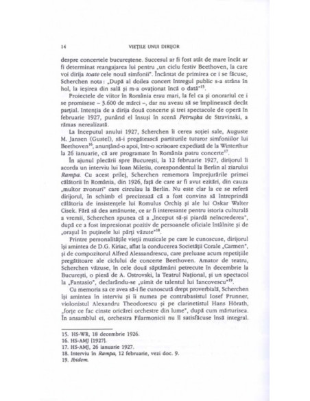 Vieţile unui dirijor: Hermann Scherchen. Vol I: Memorii, vol II: Scherchen şi România